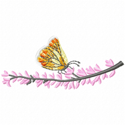 Butterfly Embroidery Design 4 Butterfly Embroidery Design 4